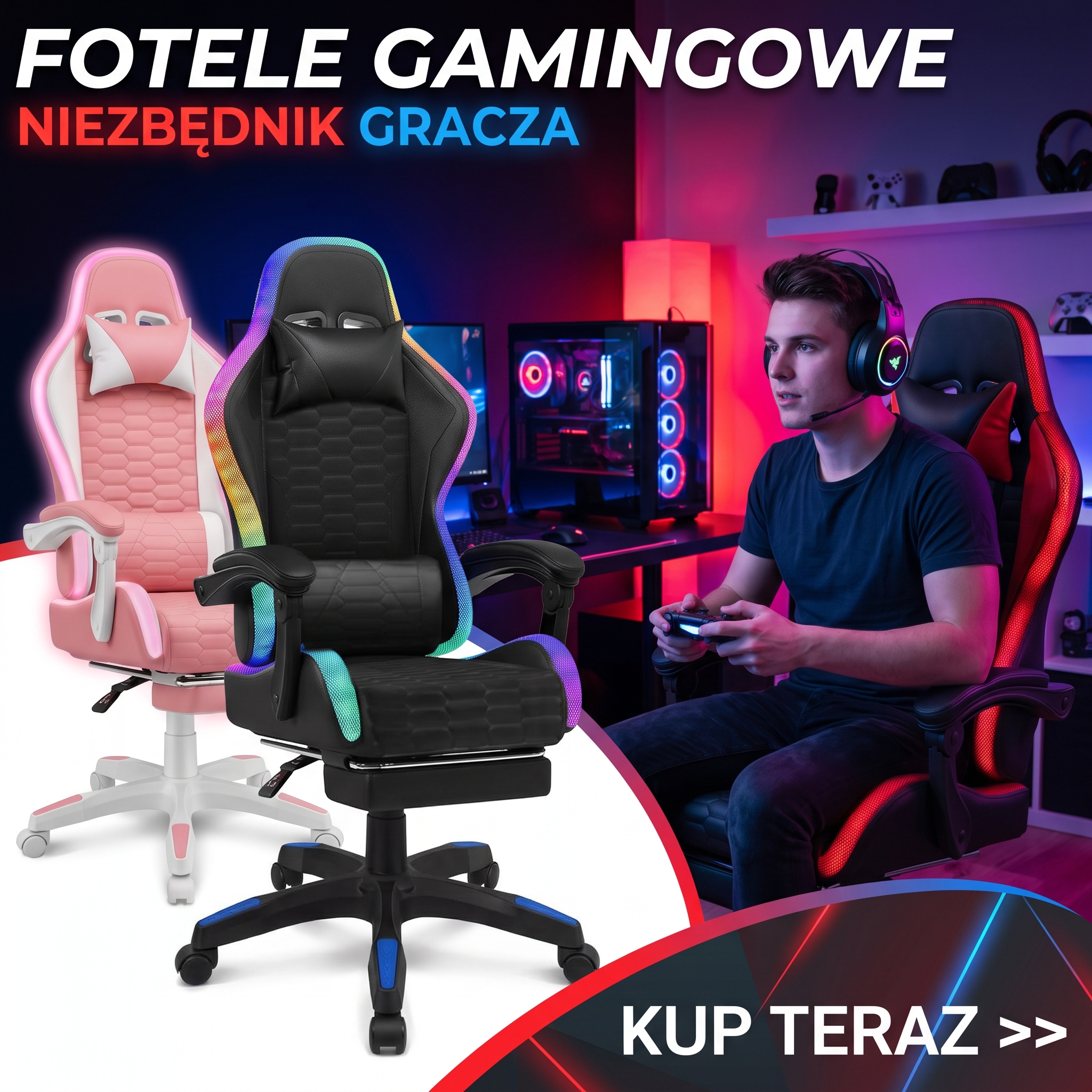 FOTELE GAMINGOWE